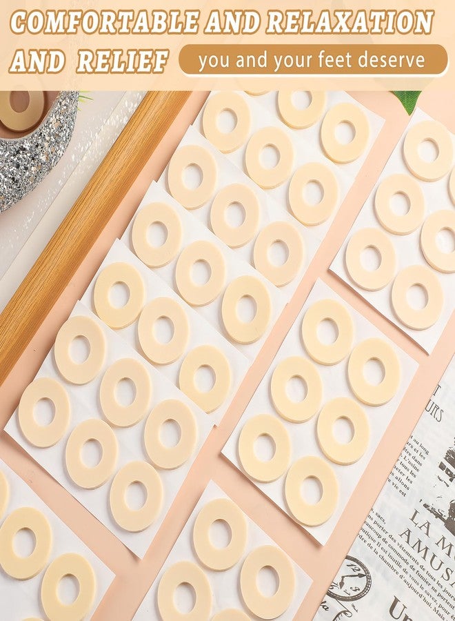 Threlaco وسائد ثريلاكو 60 قطعة من الإسفنج الناعم، وسائد دائرية للمسامير، مقاومة للماء، ذاتية اللصق، لحماية باطن القدم من الاحتكاك والتآكل، مناسبة للرجال والنساء، للعناية بالقدم - Image 3